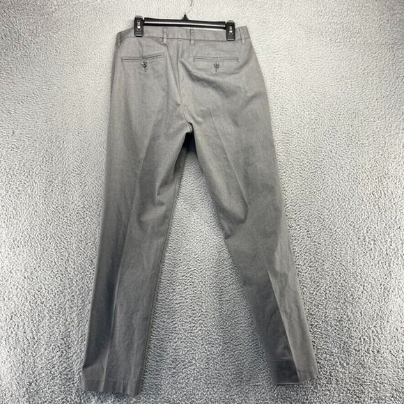 Bonobos Pants Men's 32x32 Gray Tuesday Dress Hook Loop Flat Front Straight READ - Picture 7 of 13